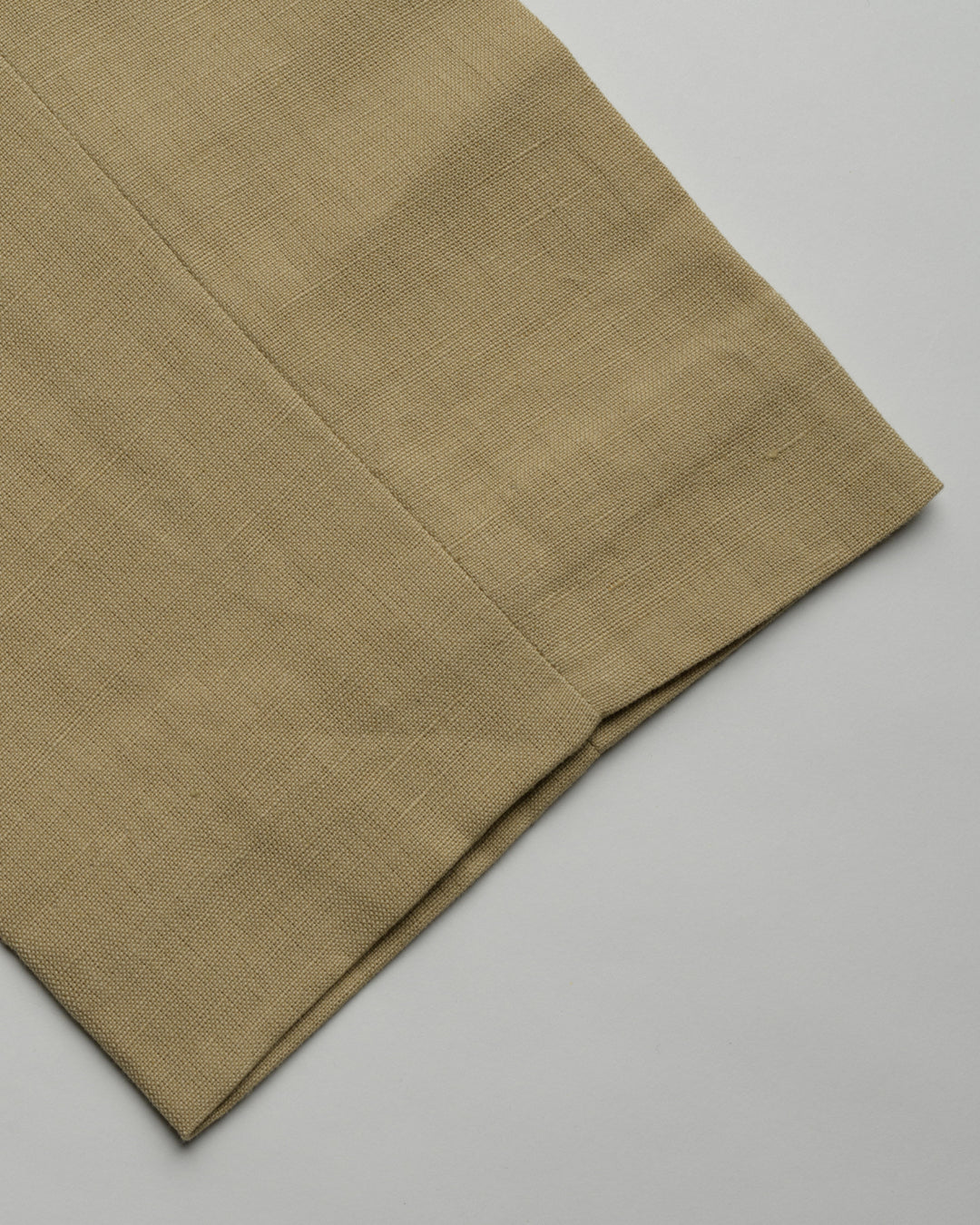 100% LINEN - TROUSER - KHAKHI