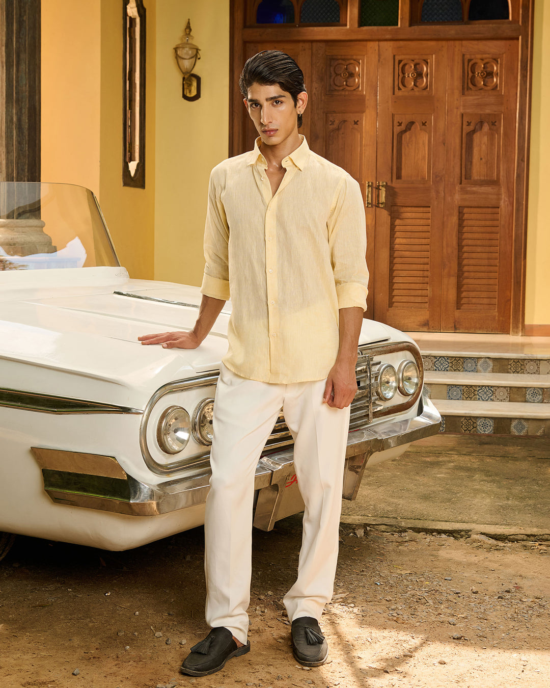 Sorrell Brown Shirt - 100% Linen