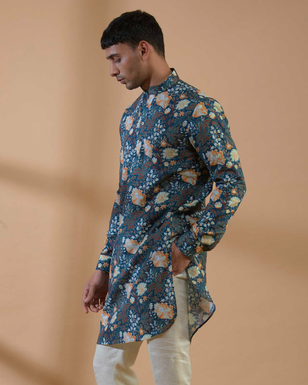 Dianne Blue - 100% Linen Kurta