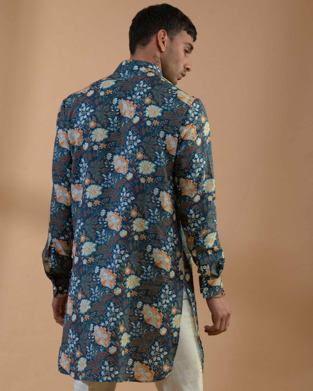 Dianne Blue - 100% Linen Kurta