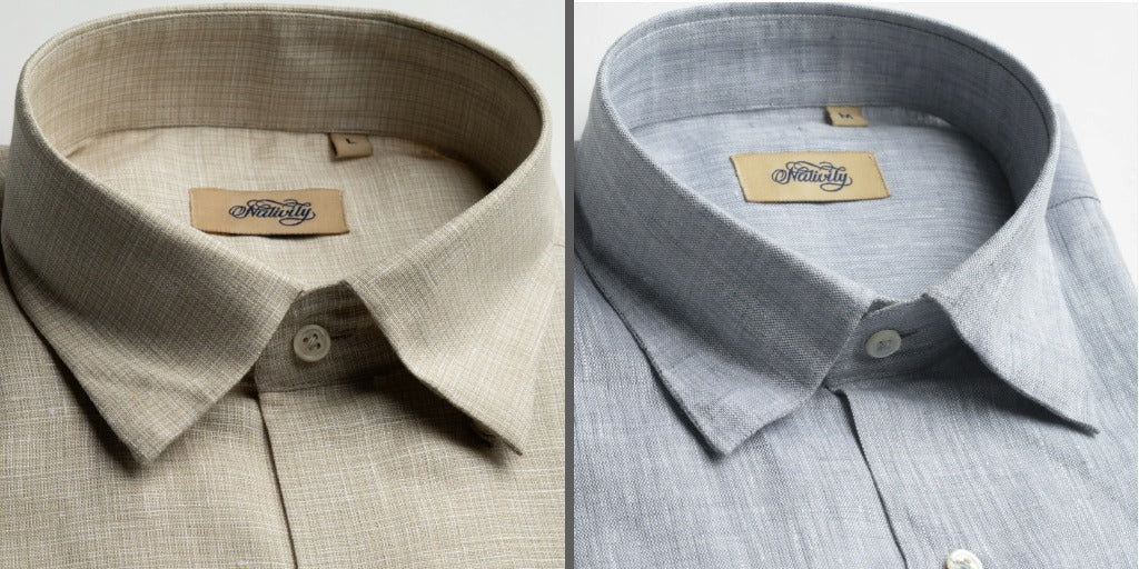 men's linen button-down shirts